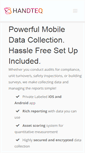 Mobile Screenshot of handteq.com